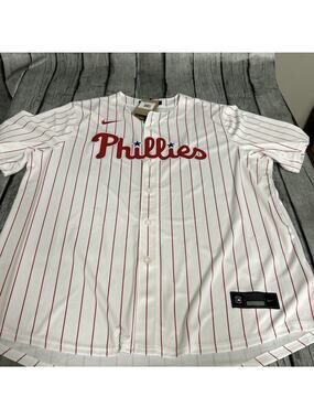 NWT Nike Philadelphia Phillies Alec Bohm #28 Engineered Baseball Jersey Size 2XL